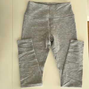 ALO High-Waist Micro Waffle LowKey Legging, heather grey